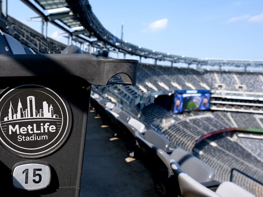 Blick in das MetLife Stadium in East Rutherford/New Jersey
