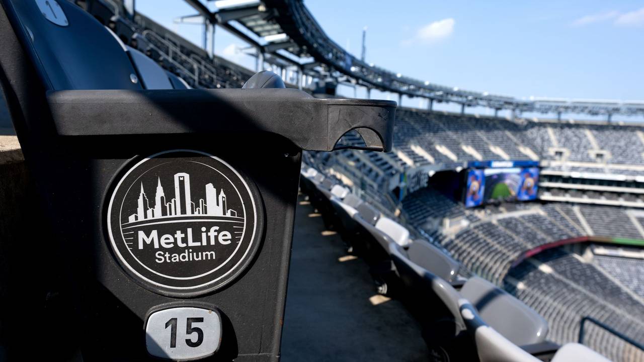 Blick in das MetLife Stadium in East Rutherford/New Jersey