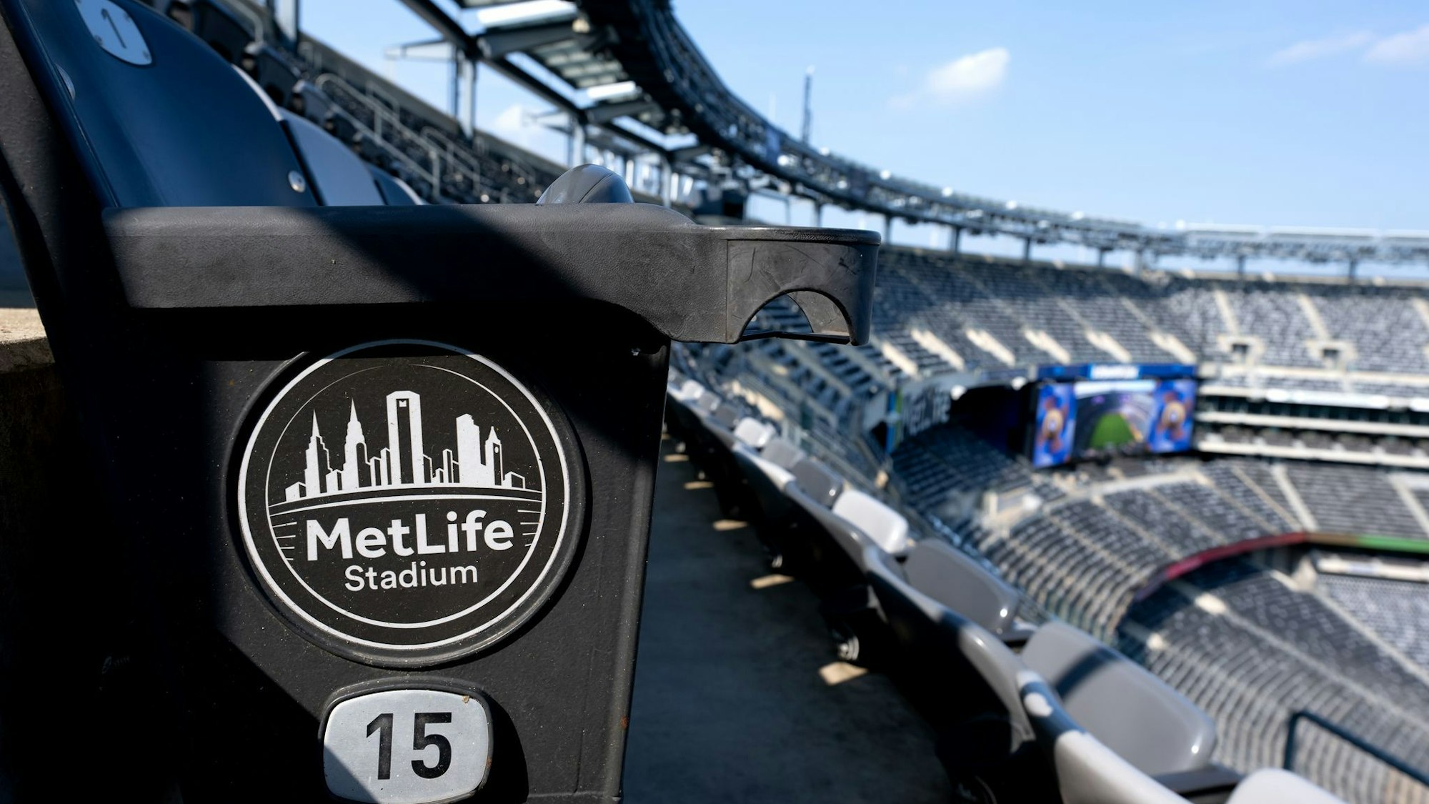 Blick in das MetLife Stadium in East Rutherford/New Jersey