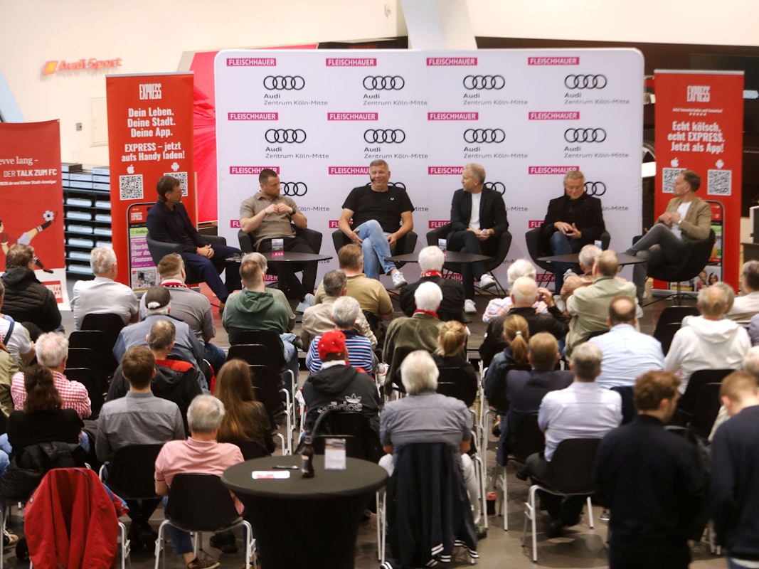 „E Levve lang – der Talk zum FC“ mit Christian Clemens und Michael Trippel.