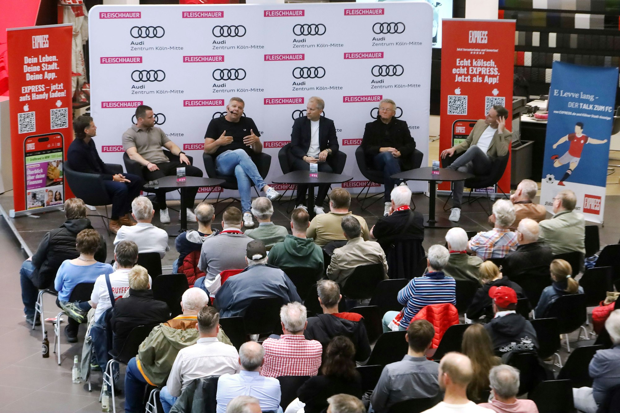 „E Levve lang – der Talk zum FC“ mit Christian Clemens und Michael Trippel.