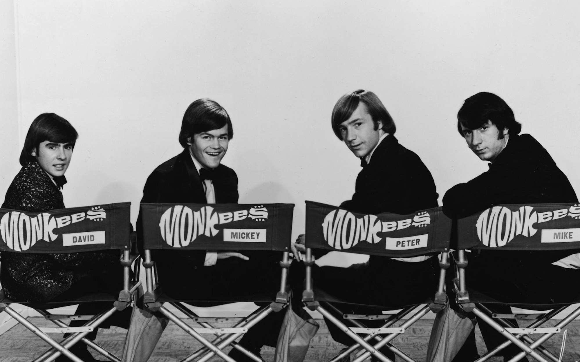 Sie waren die erste Boygroup, die am Reißbrett entstand: Davy Jones, Mickey Dolenz, Peter Tork und Michael Nesmith (von links) wurden per Zeitungsannonce für die TV-Show „The Monkees“ gesucht. (Bild: NBC Television)