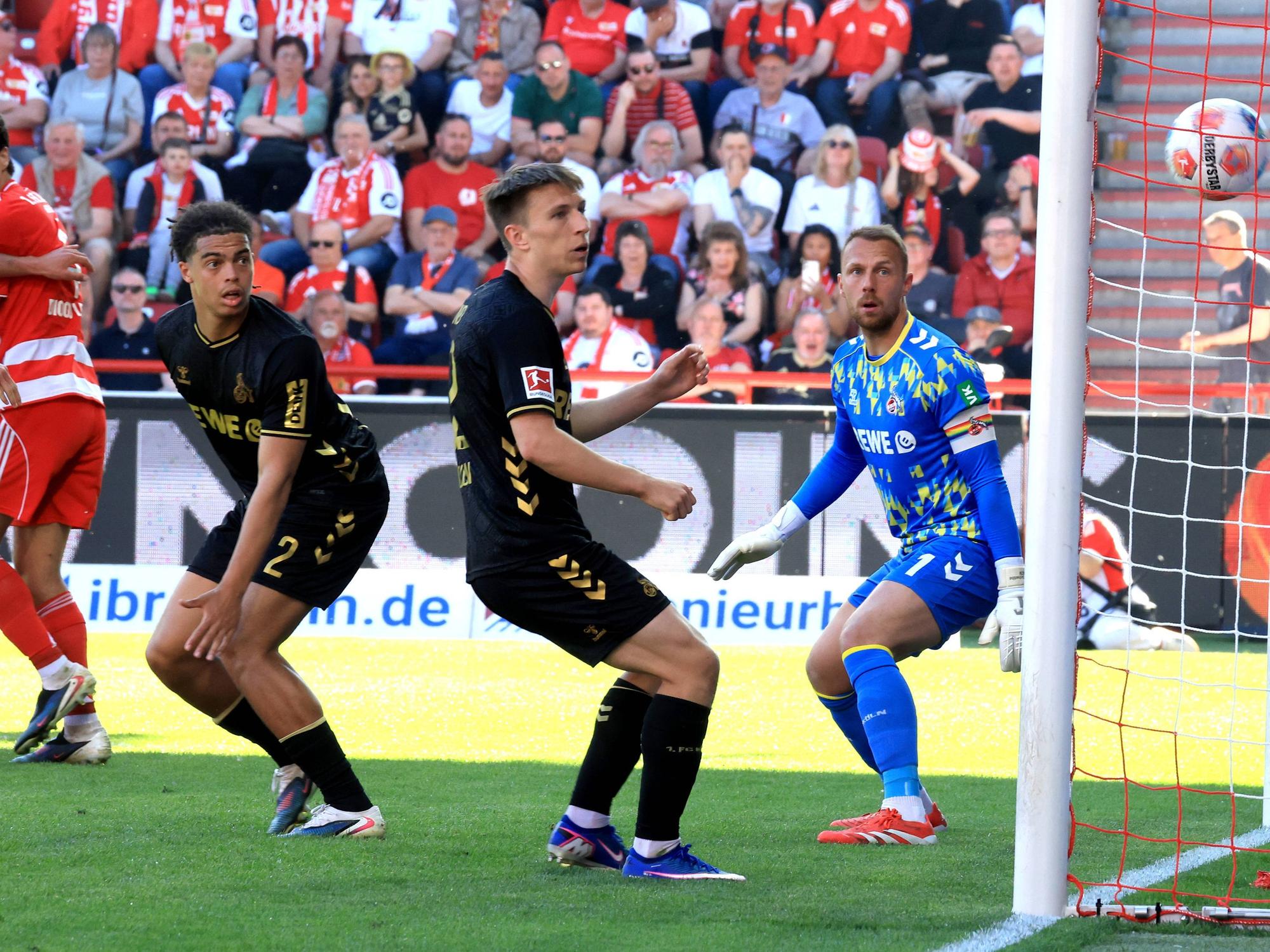 Kristoffer Lund im Einsatz für den FC gegen Union Berlin