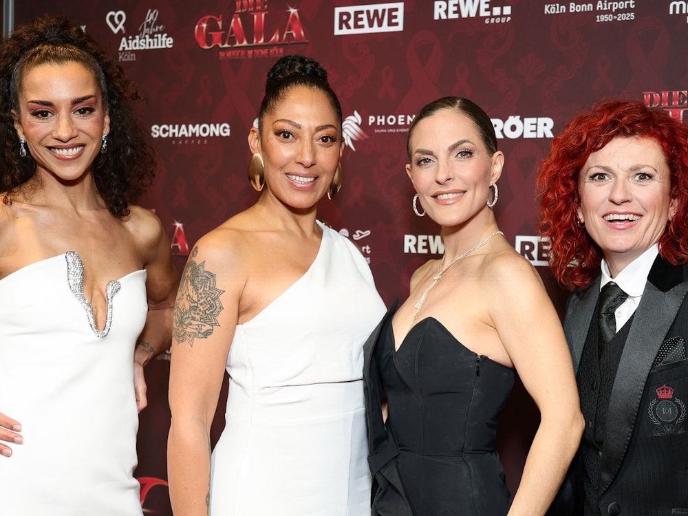 Die No Angels (von links: Nadja Benaissa, Jessica Wahls, Sandy Mölling und Lucy Diakovska) müssen mehrere Auftritte im Mai absagen. (Bild: 2025 Getty Images/Andreas Rentz)