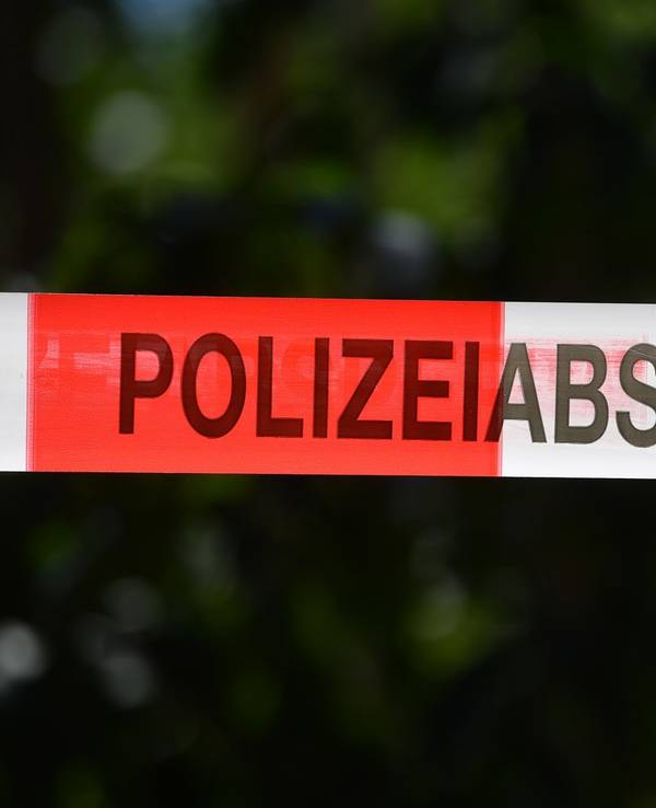 Polizeiabsperrung
