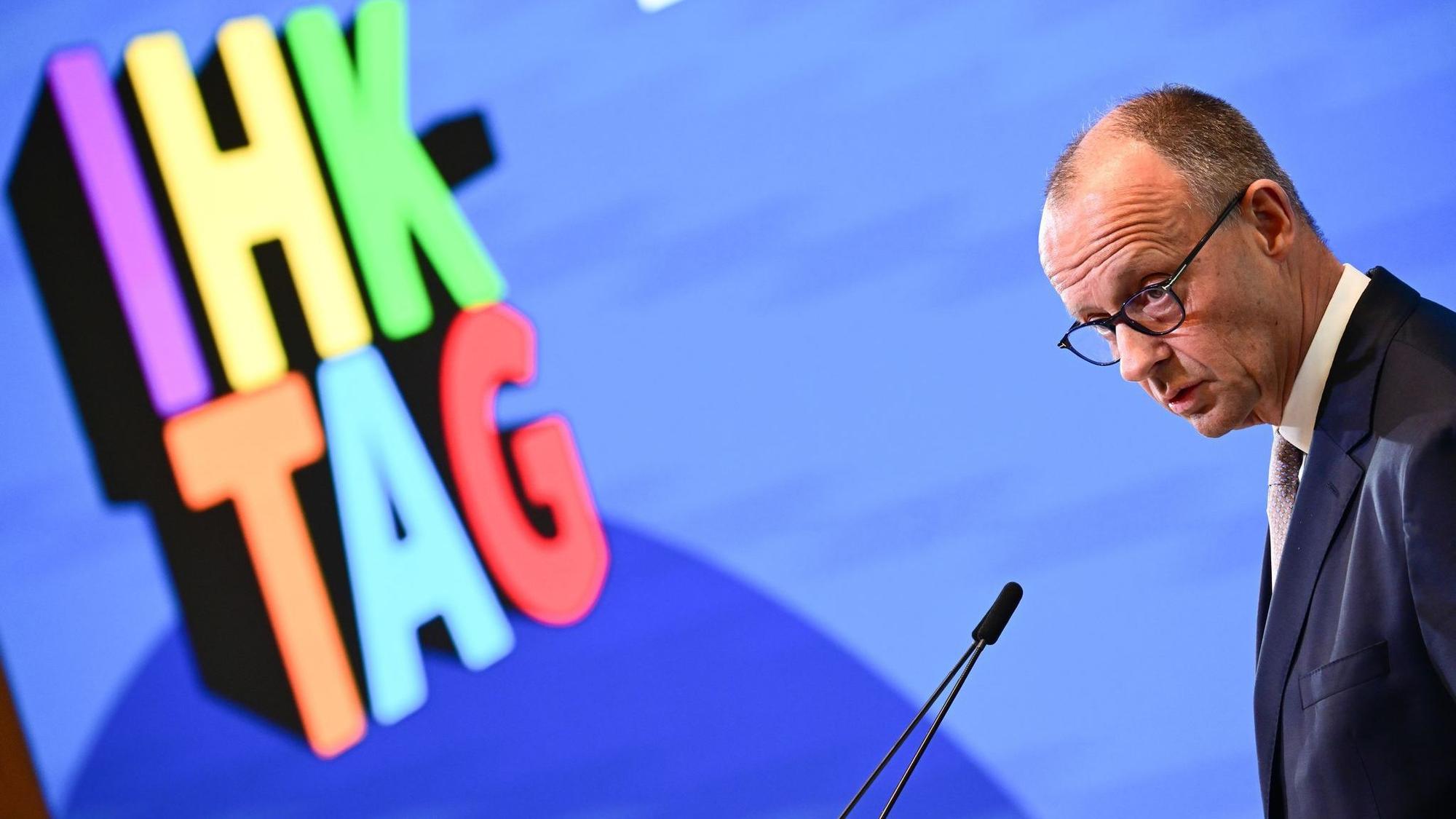 Merz bei IHK-Tag Berlin