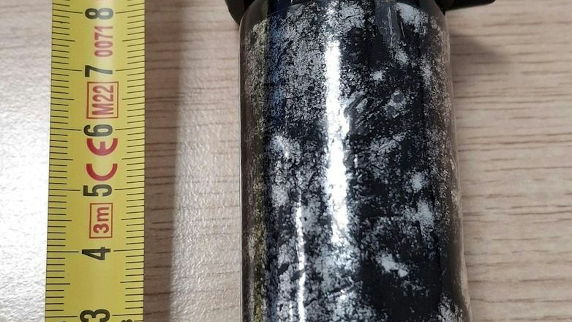 Ein Pfefferspray, das von der Bundespolizei am Flughafen Köln/Bonn sichergestellt wurde.