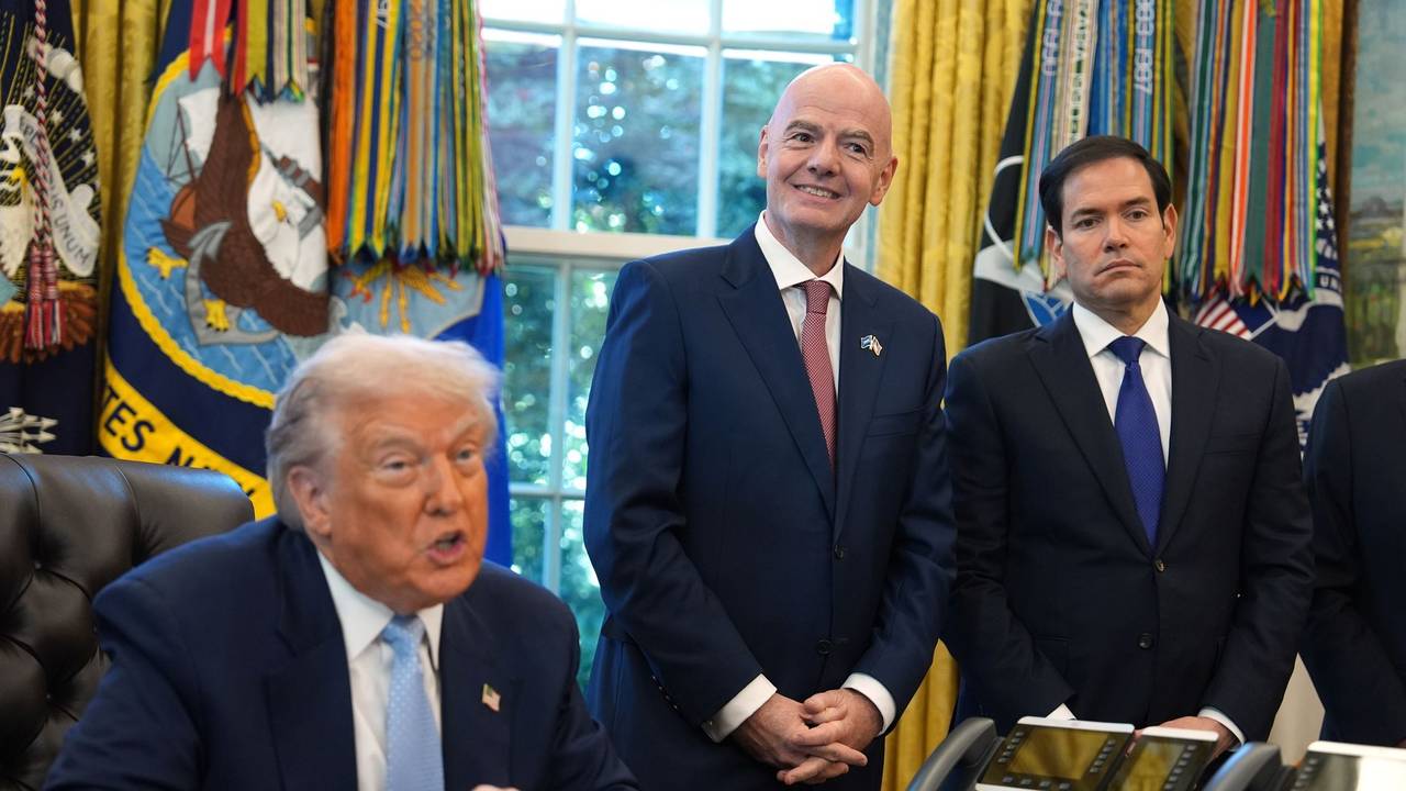 Donald Trump, Gianni Infantino, Marco Rubio