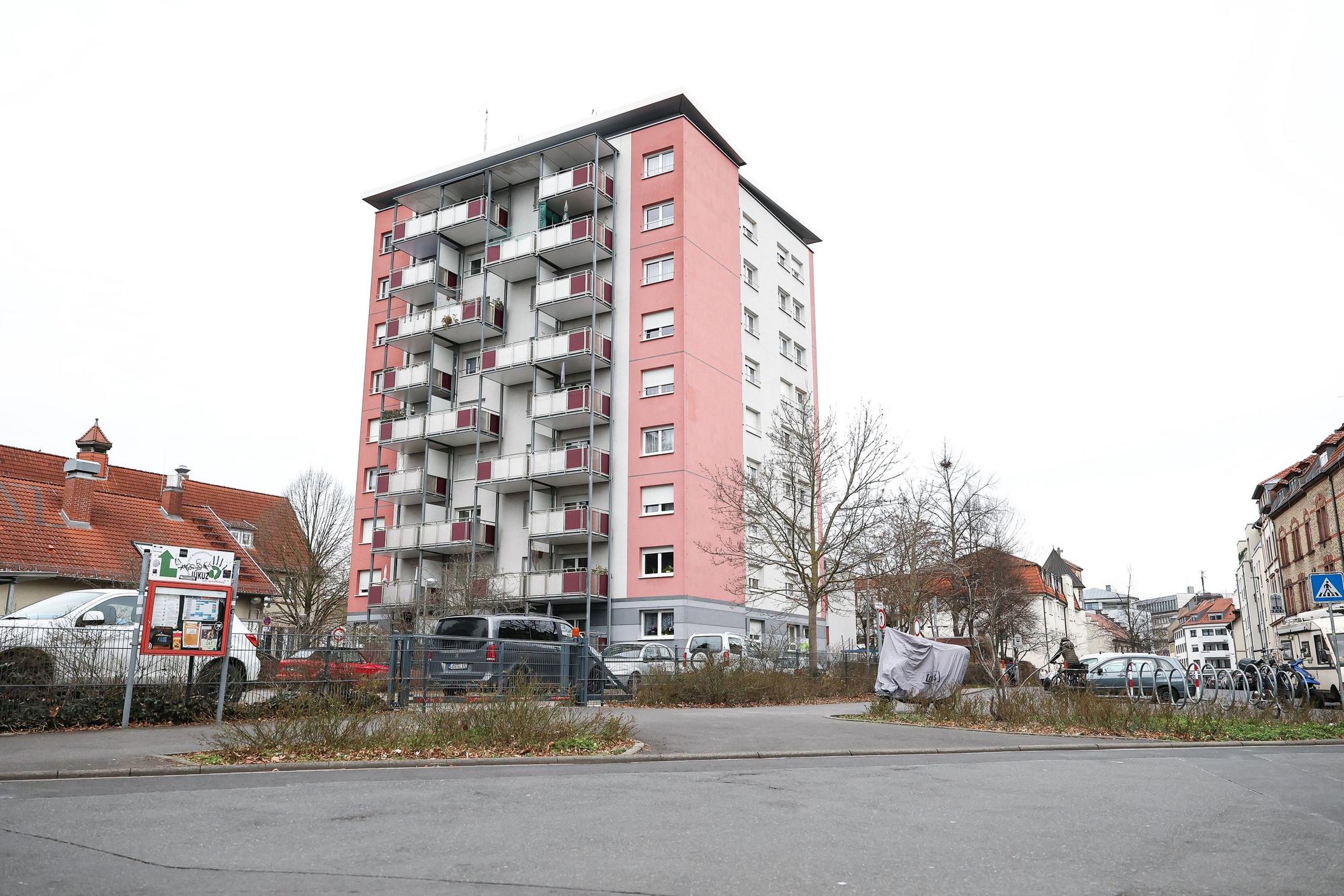 Das ehemalige Schwesternwohnheim in der Lamprechtstraße, am 30. Juni 1984 wurde Maria Köhler im fünften Stock getötet.