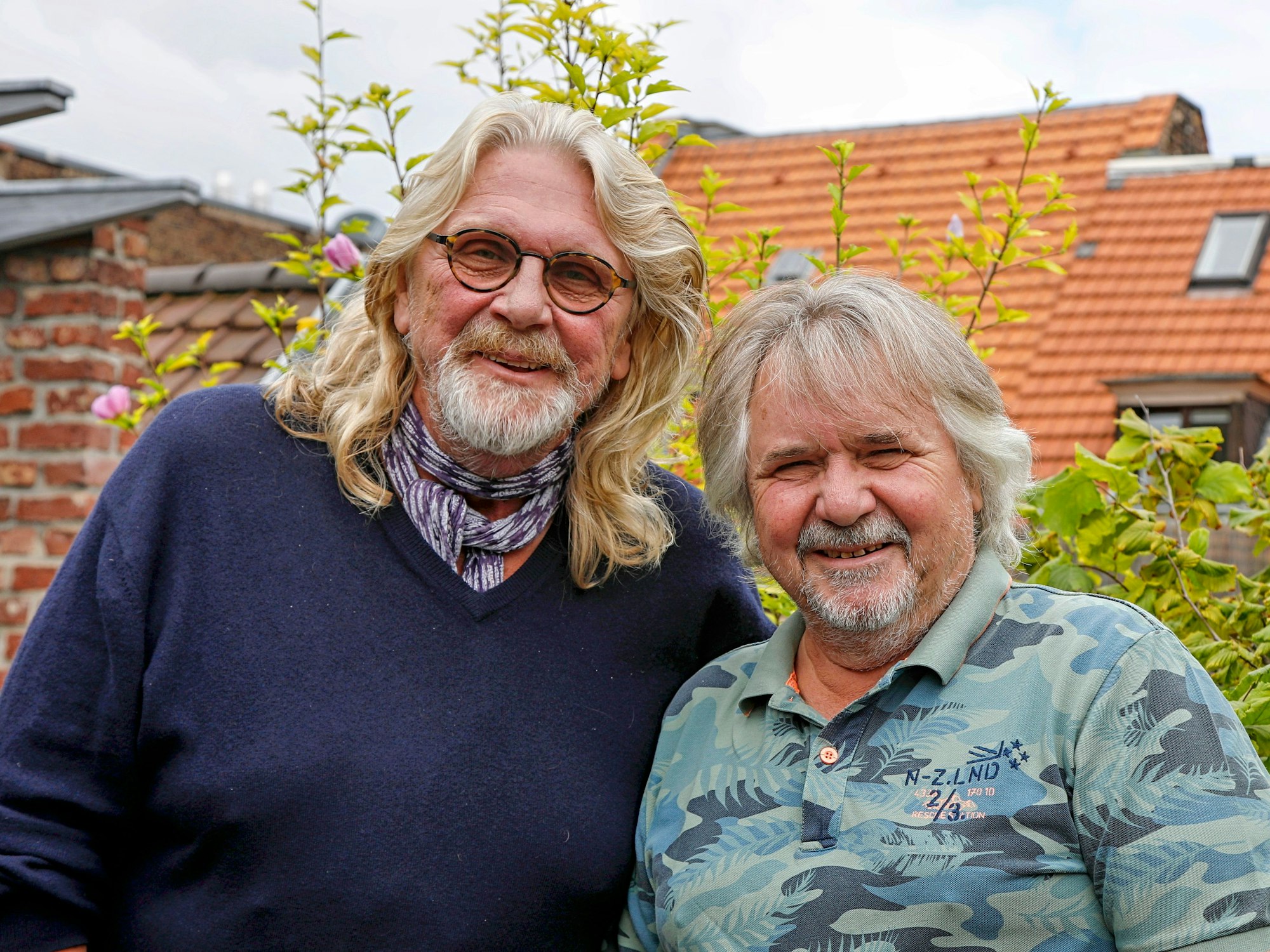 Die Musiker Tommy Engel und Jürgen Fritz.