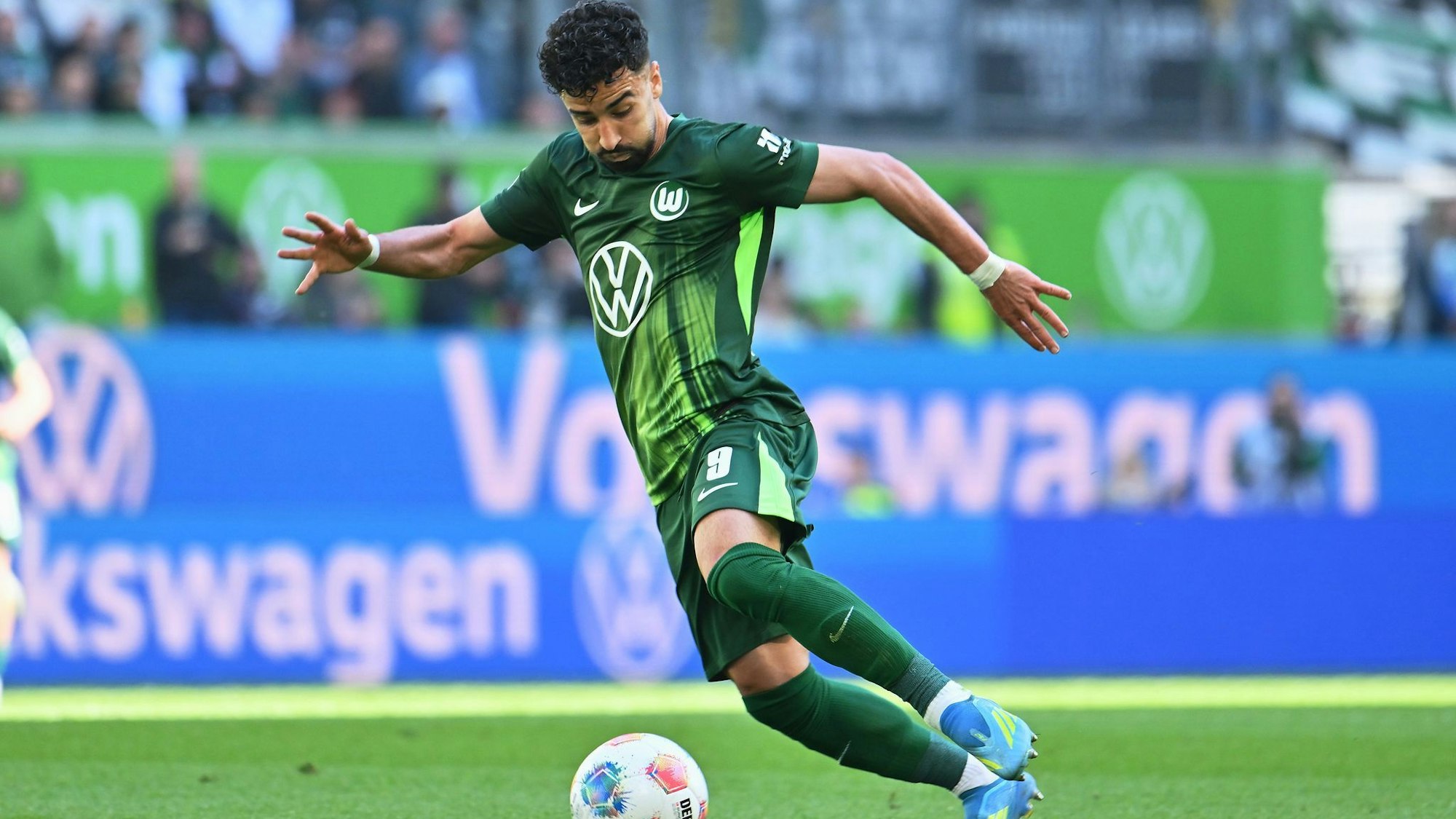 Mohammed Amoura vom VfL Wolfsburg