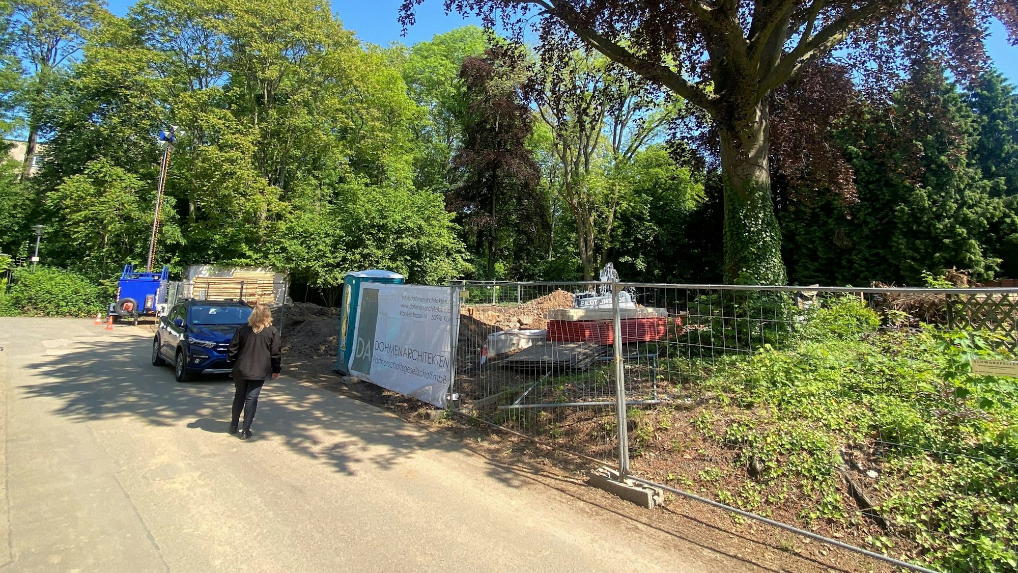 Fundort Weltkriegsbombe in Köln-Lindenthal
