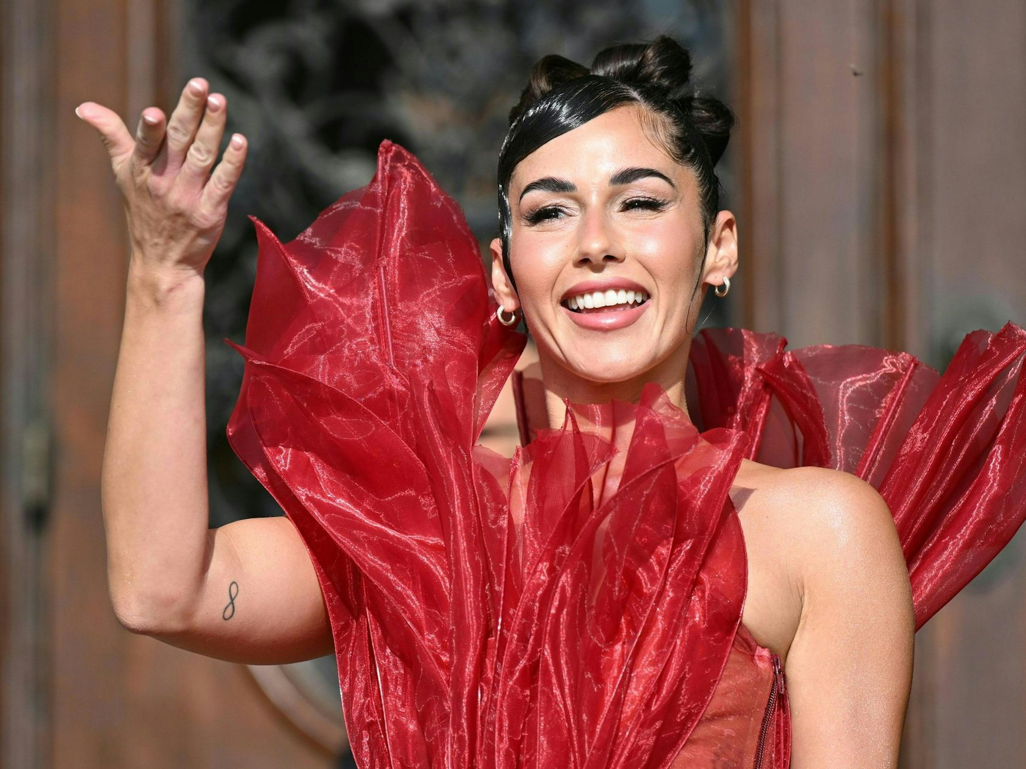Sarah Engels bei der ESC-Eröffnung.