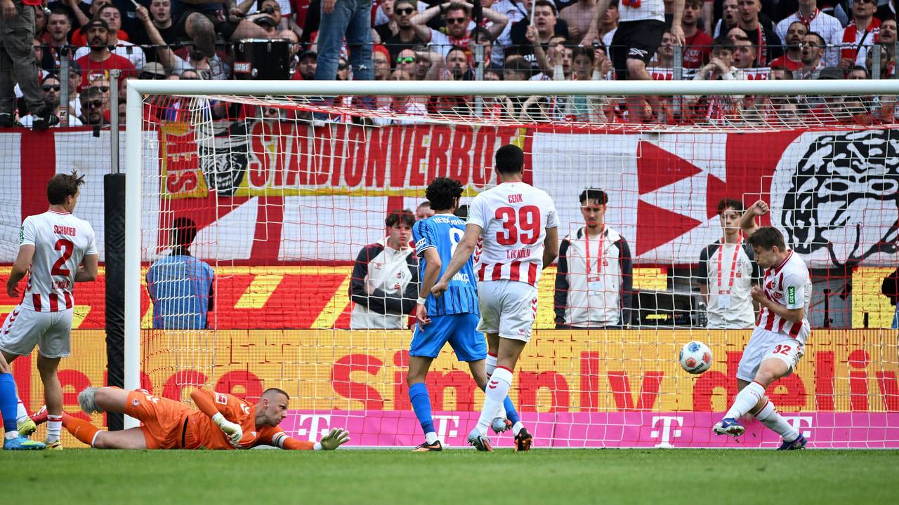 Tor für den 1. FC Heidenheim gegen den 1. FC Köln.