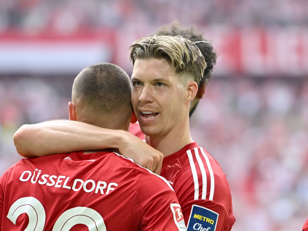 Jubel bei Fortuna Düsseldorf.