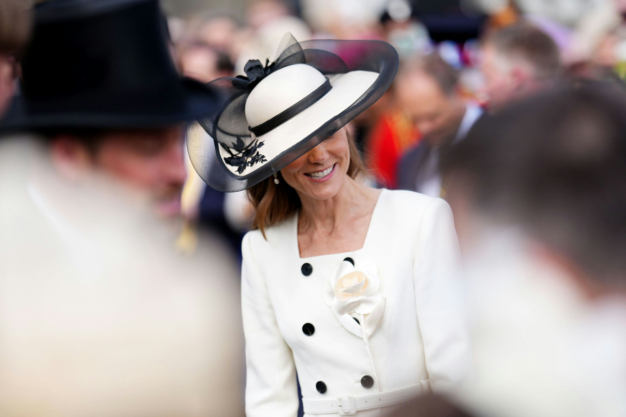 Kate, Prinzessin von Wales, während einer königlichen Gartenparty im Buckingham Palast in London.