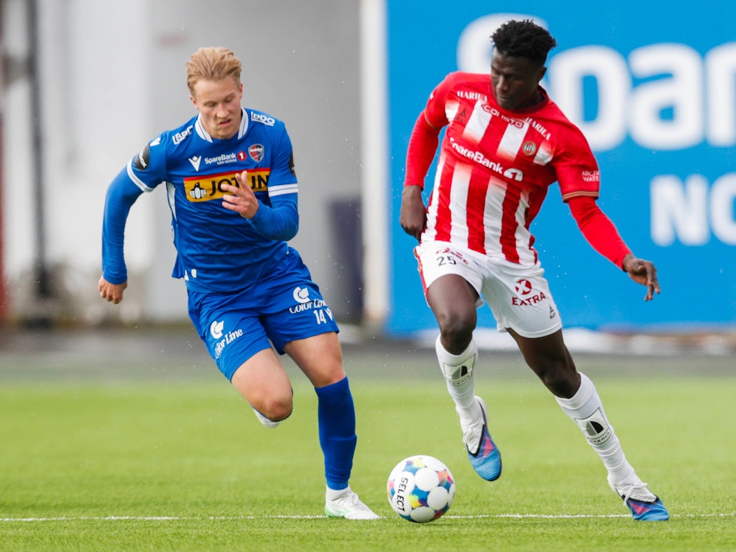 Abubacarr Sedi Kinteh im Trikot von Tromso IL.