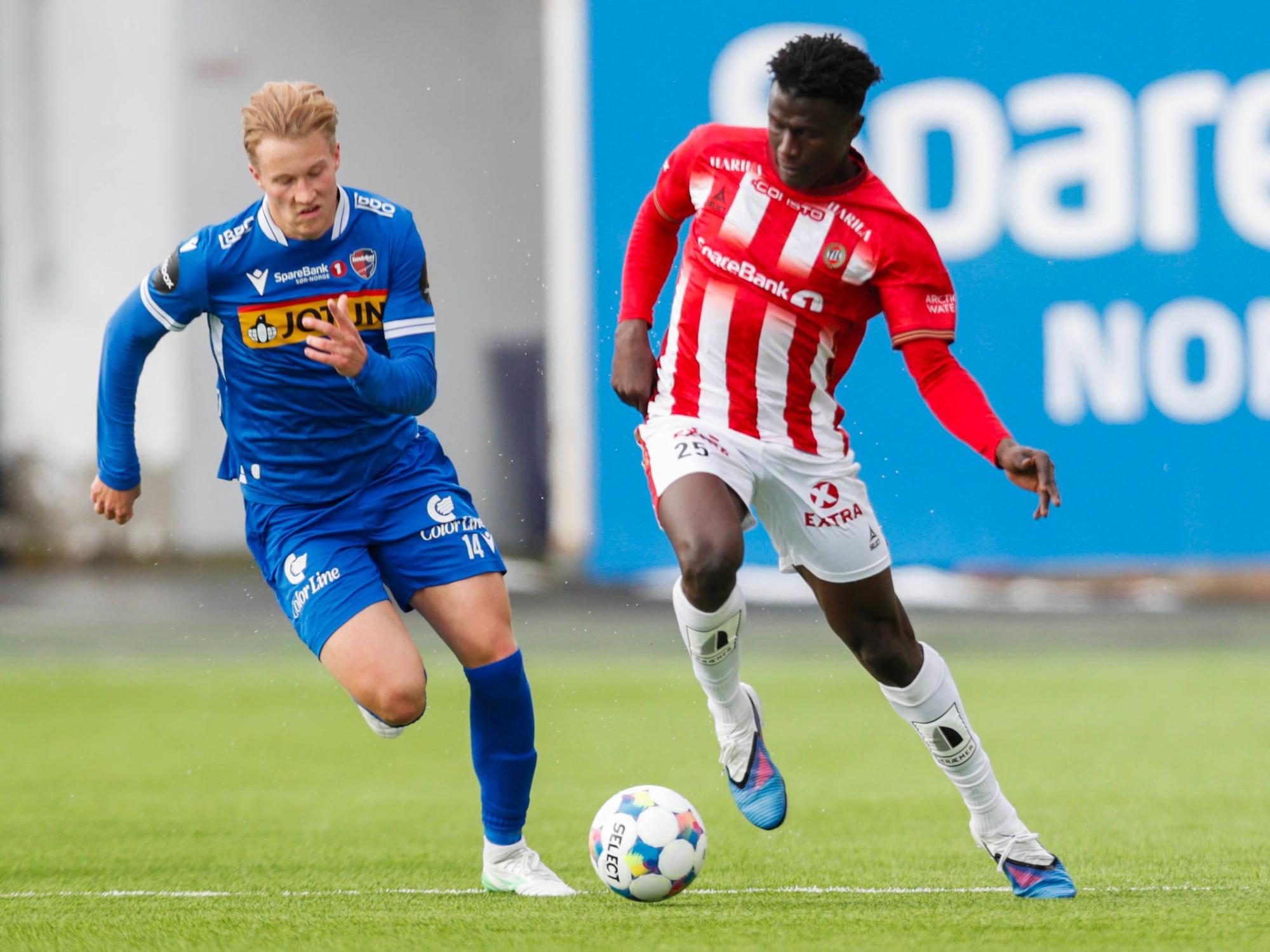 Abubacarr Sedi Kinteh im Trikot von Tromso IL.