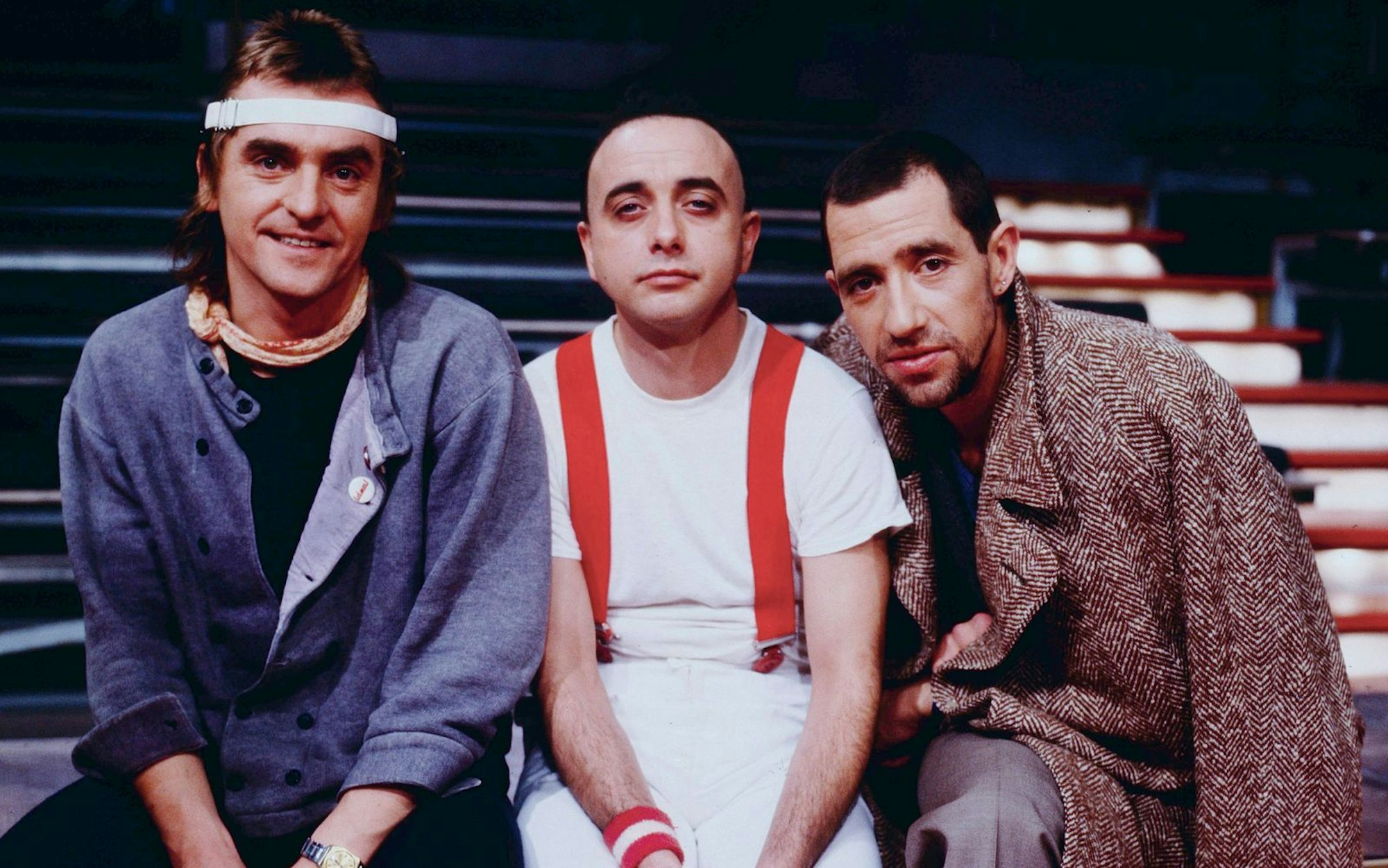 Gemeinsam mit Kralle Krawinkel (links) und Stephan Remmler (rechts) schrieb Peter Behrens als Trio (nicht nur) deutsche Musikgeschichte. (Bild: IMAGO / United Archives)