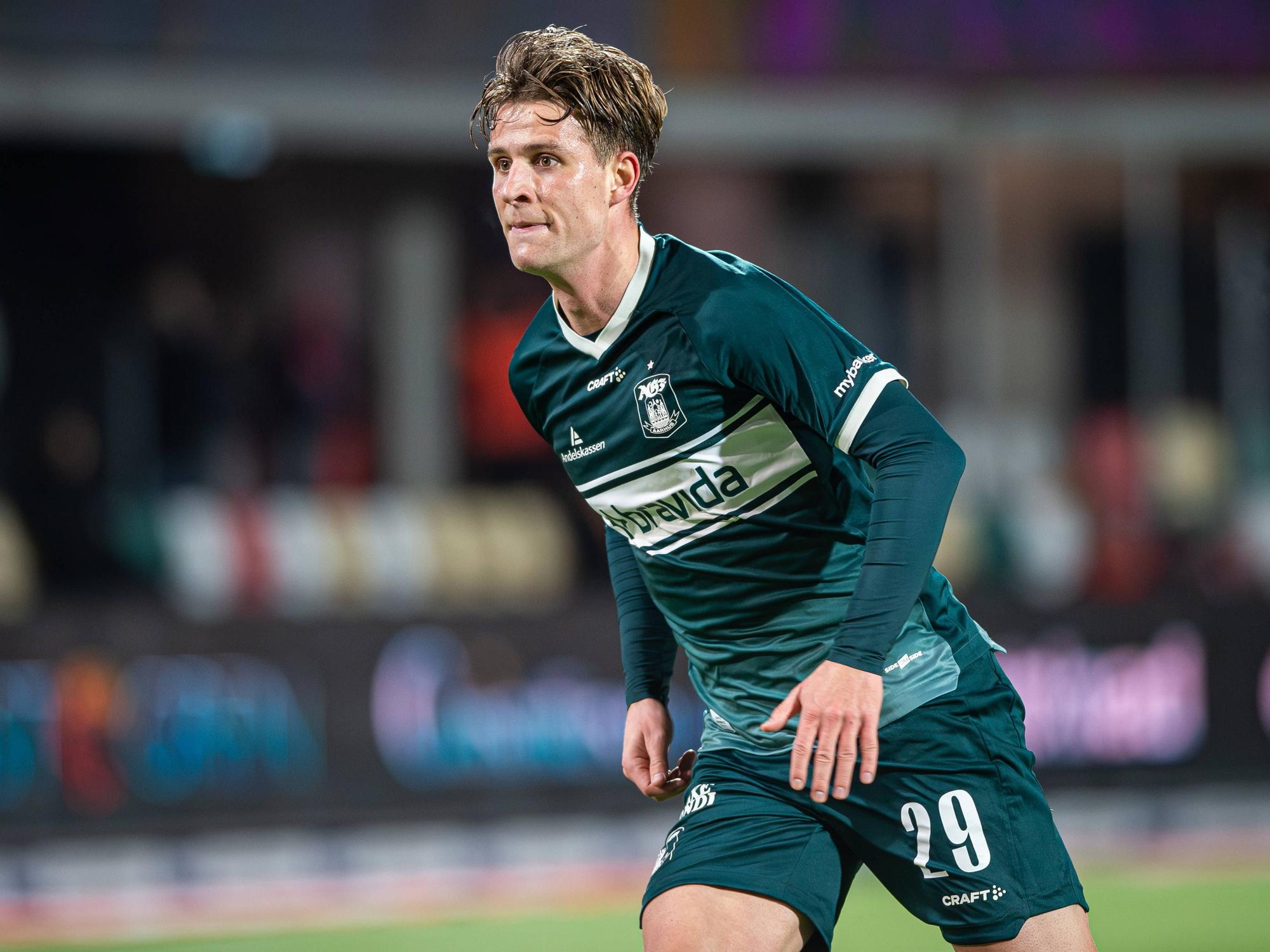 Rasmus Carstensen im Trikot von Aarhus GF.