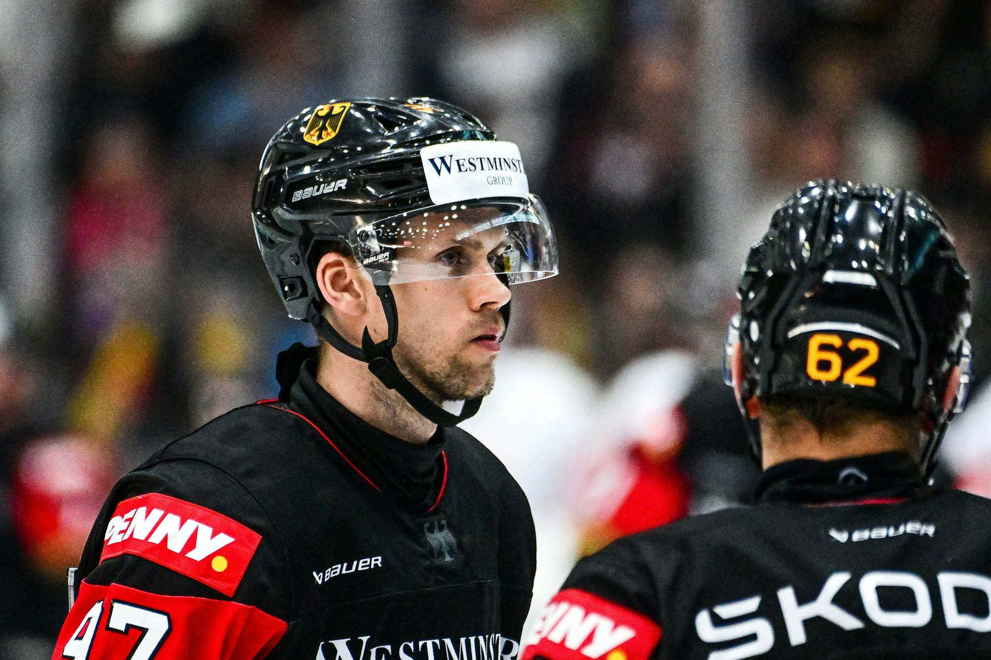 Dominik Bokk bei einem Länderspiel.