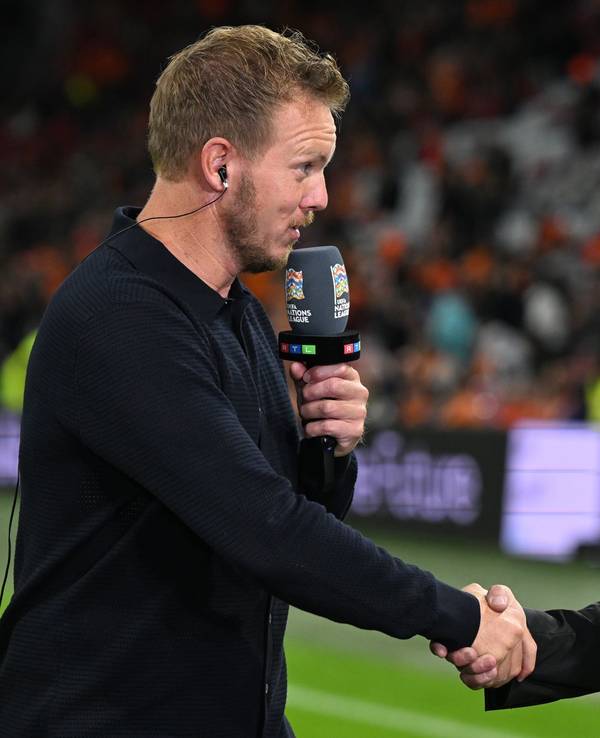Julian Nagelsmann (l) und Lothar Matthäus