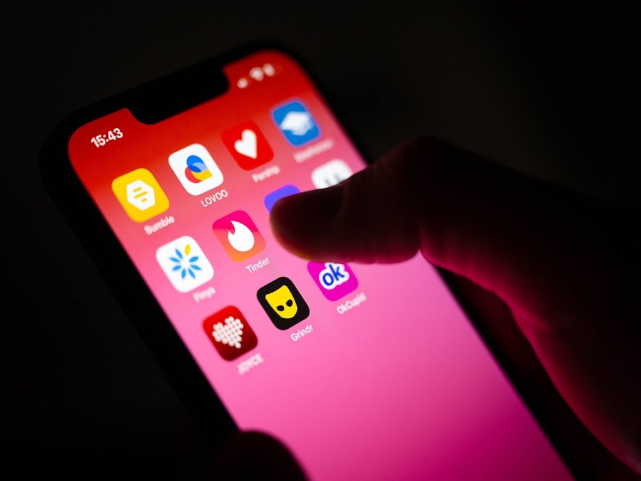 Dating-Apps auf einem Smartphone