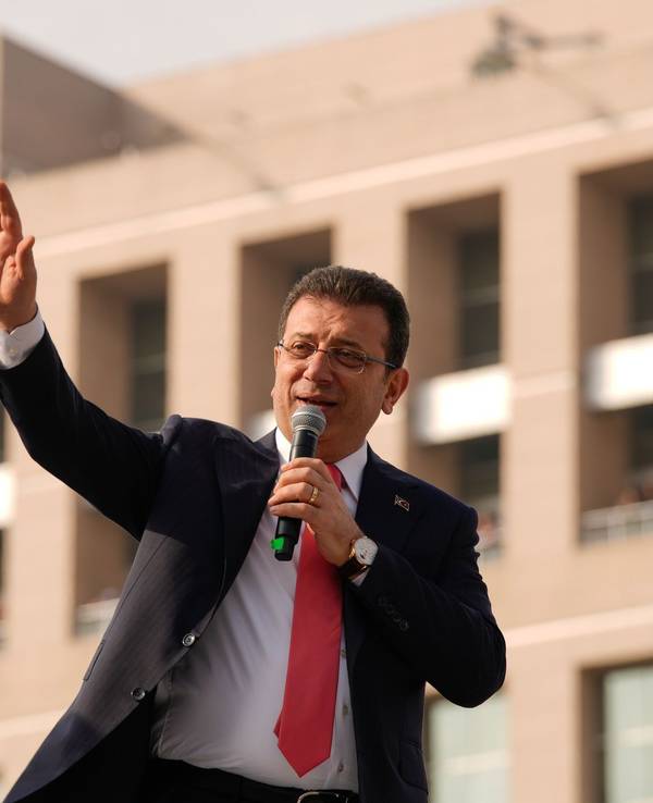 Istanbuls Bürgermeister Ekrem Imamoglu vor seiner Inhaftierung