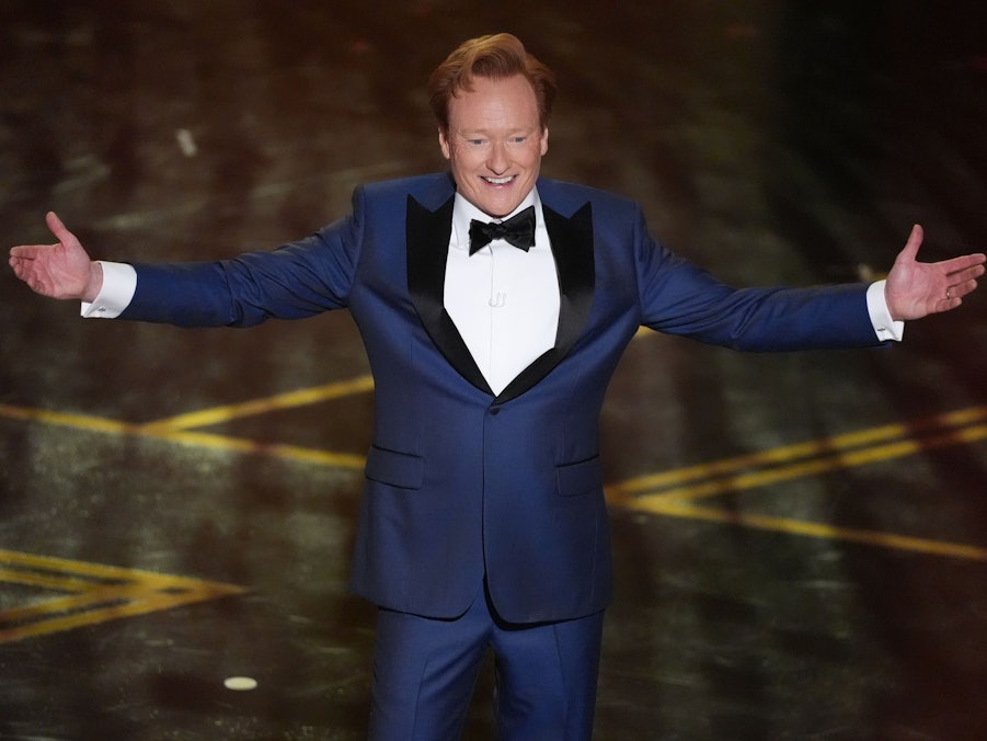 Moderator Conan O'Brien