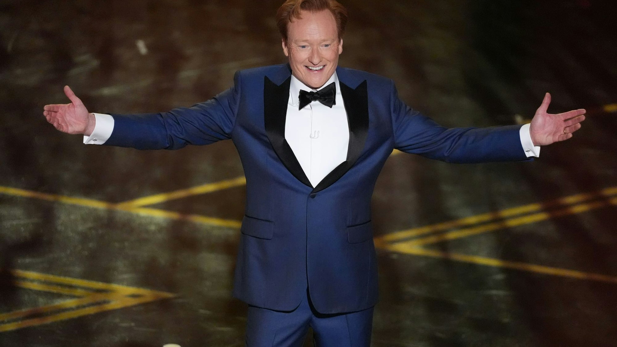 Moderator Conan O'Brien