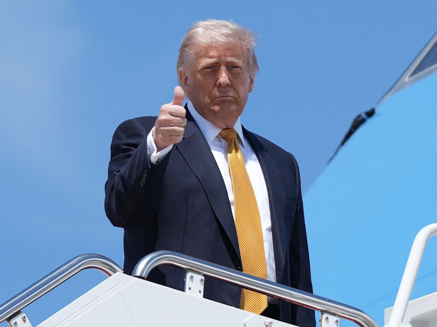 US-Präsident Donald Trump reist nach China