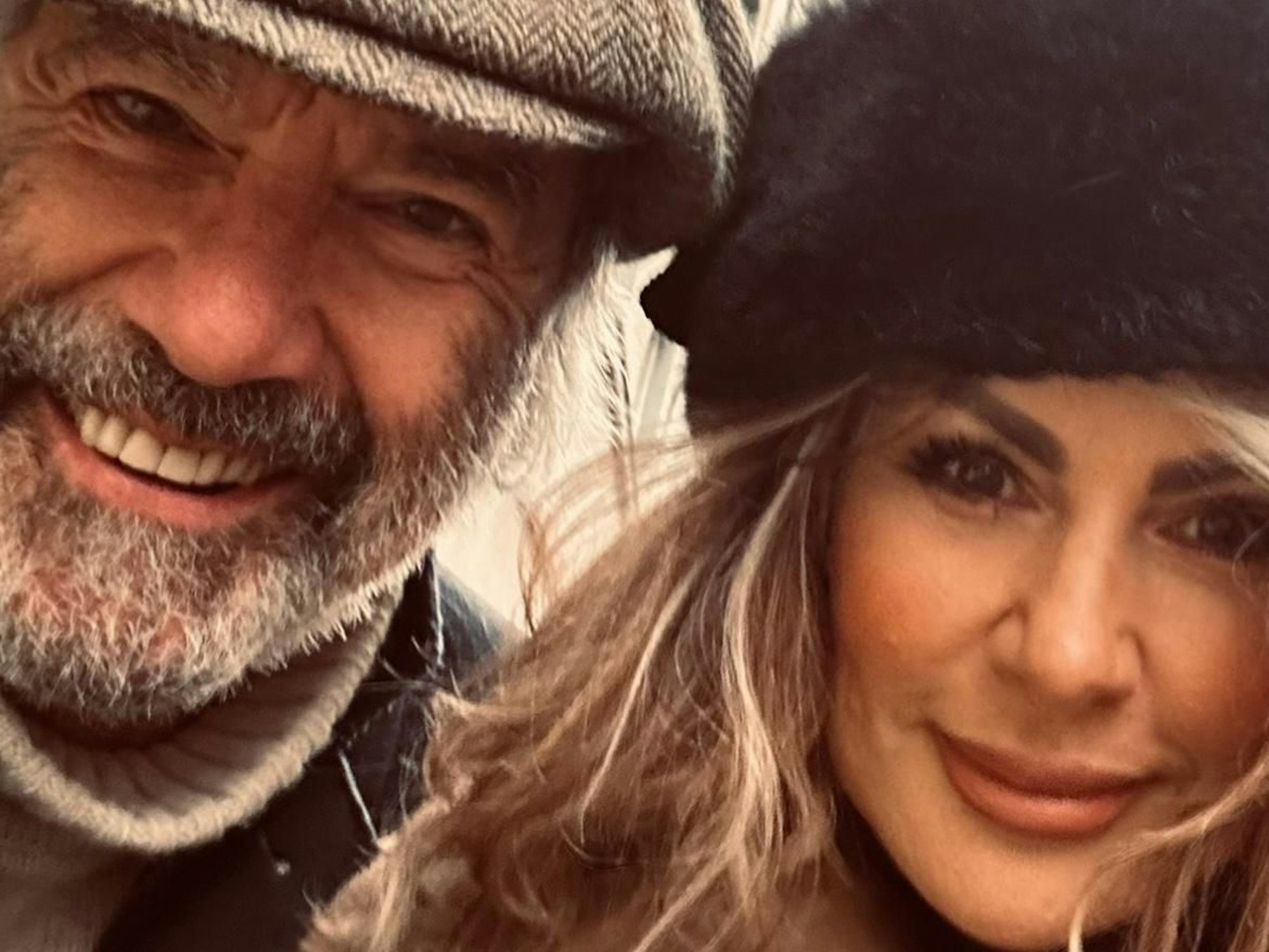 Stefan Gwildis mit seiner Verklobten, der Düsseldorfer Künstlerin Ivana Hammerle-Szmyt