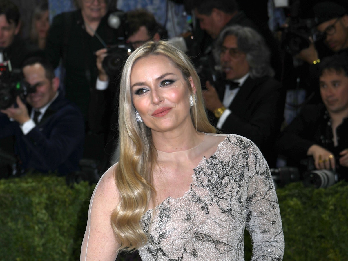 LIndsey Vonn am 4. Mai 2026 auf dem Roten Teppich der Met Gala.