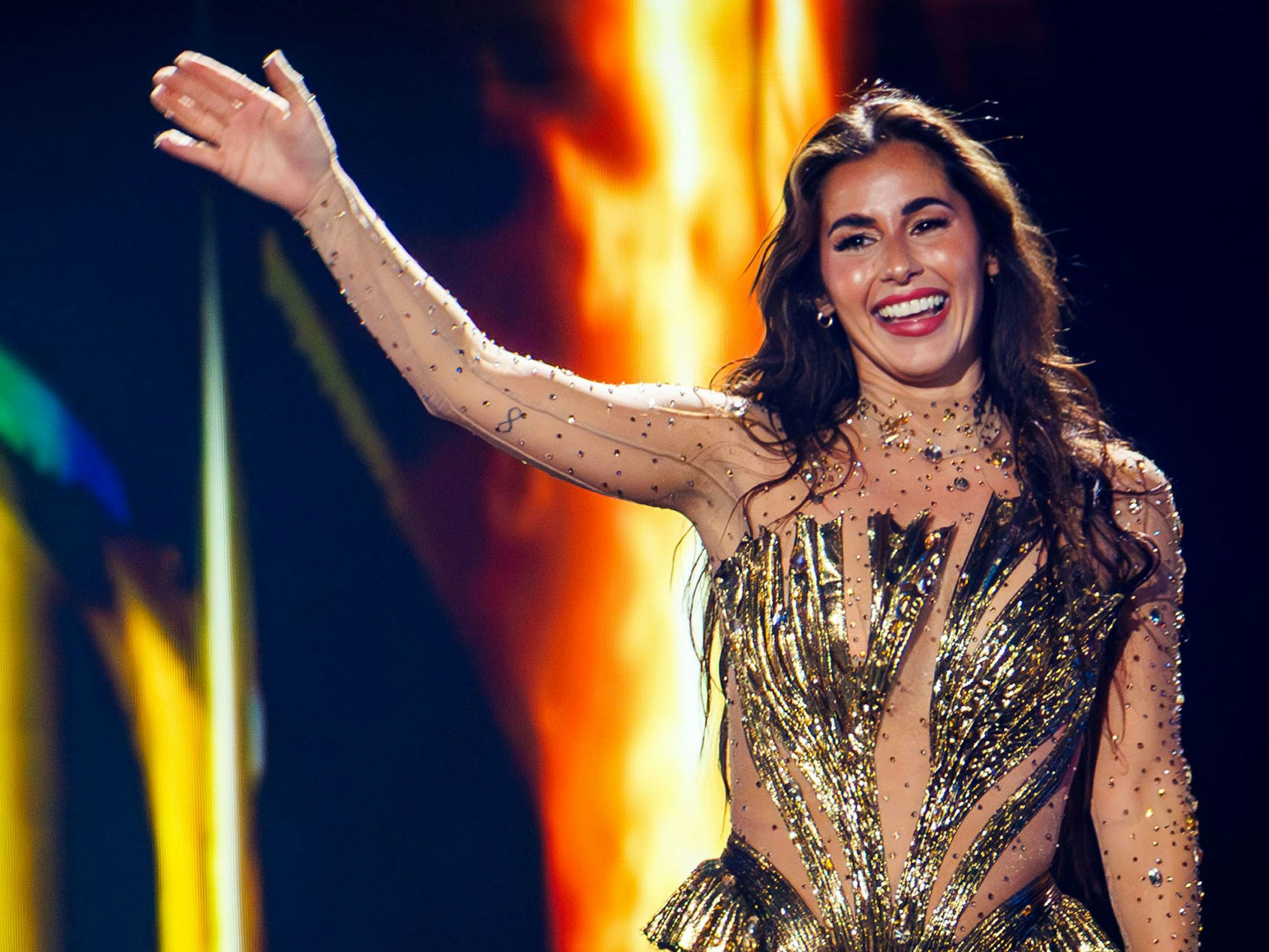 Sarah Engels wird Deutschland mit dem Titel „Fire“ auf der Bühne des 70. Eurovision Song Contest (ESC) im Finale am Samstag vertreten.