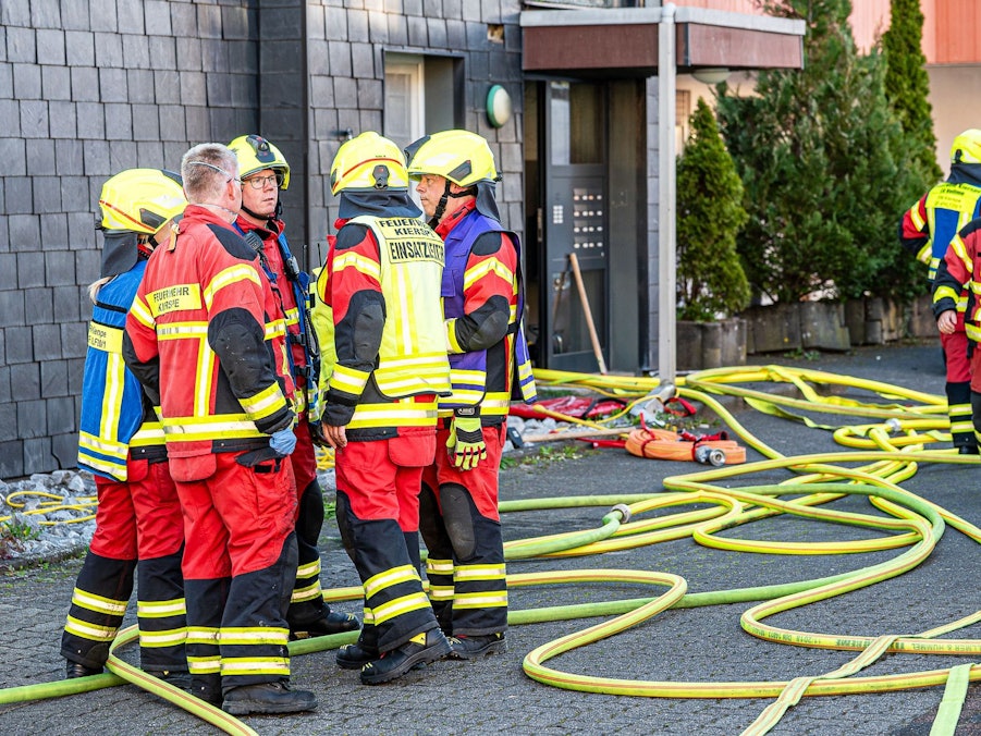 Brand in Mehrfamilienhaus in Kierspe