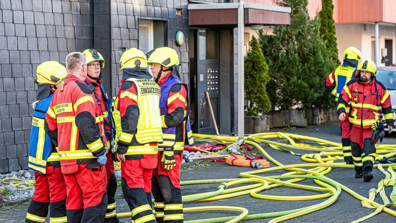 Brand in Mehrfamilienhaus in Kierspe