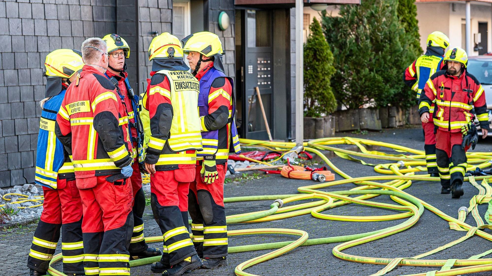 Brand in Mehrfamilienhaus in Kierspe