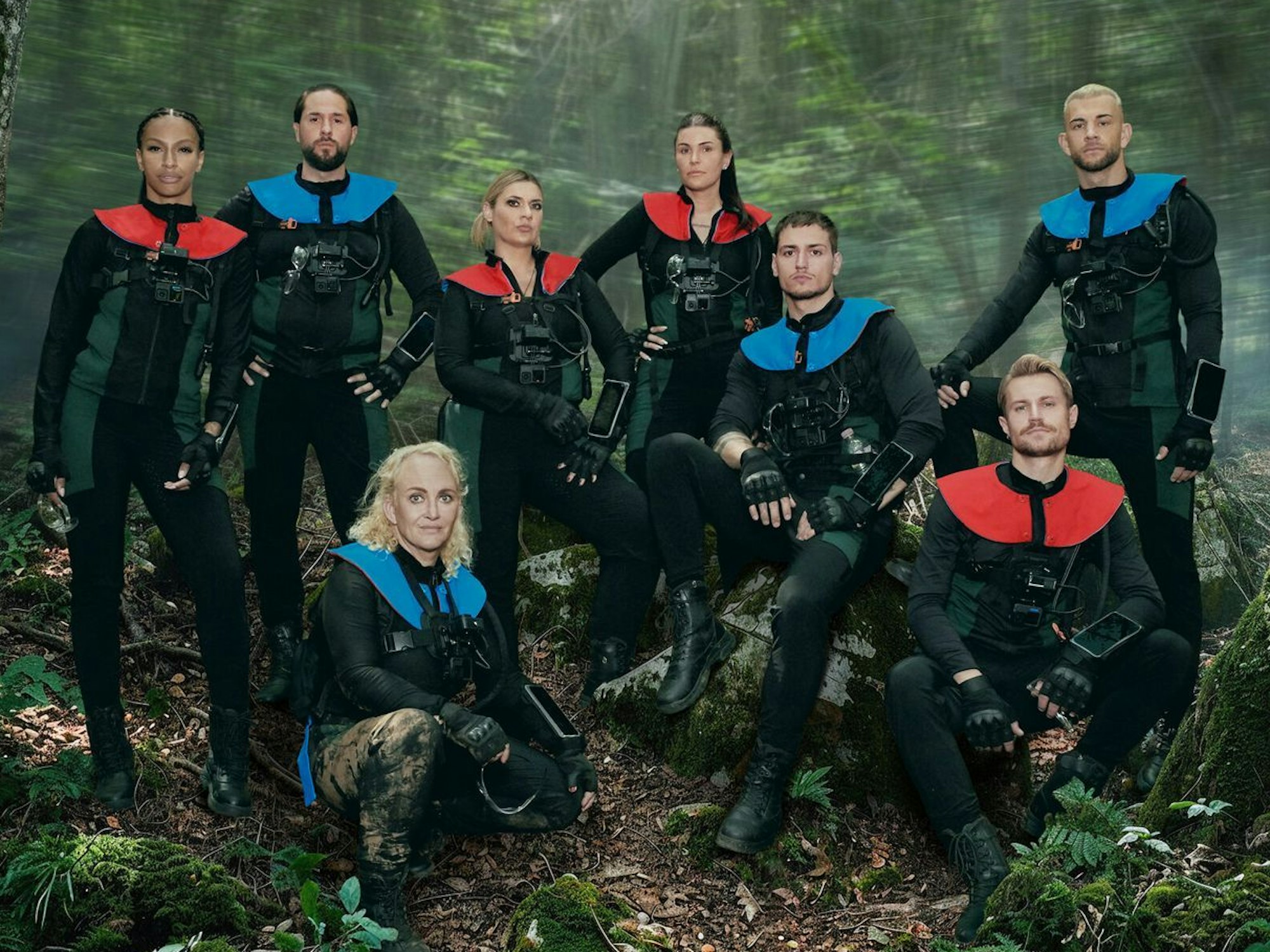 „Wo bin ich hier nur reingeraten?“ In „The Hunt“ (ProSieben und Joyn) geht's um ein bisschen mehr als nur um ein fröhlich-harmloses Fangspiel. (Bild: Joyn / René Lohse)