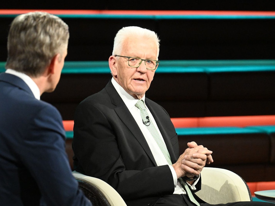 Winfried Kretschmann zog bei „Markus Lanz“ nach 15 Jahren als Ministerpräsident Baden-Württembergs eine persönliche Bilanz. (Bild: ZDF/ Cornelia Lehmann)