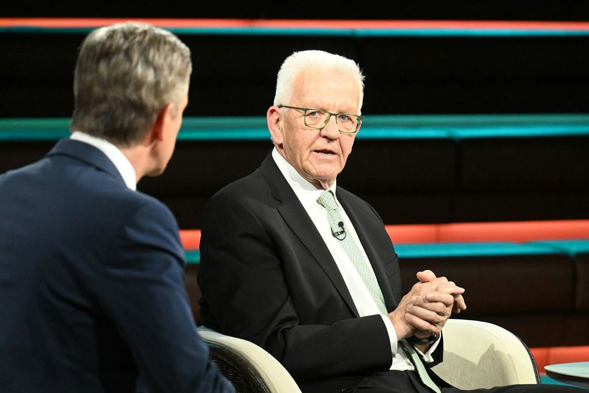 Winfried Kretschmann zog bei „Markus Lanz“ nach 15 Jahren als Ministerpräsident Baden-Württembergs eine persönliche Bilanz. (Bild: ZDF/ Cornelia Lehmann)