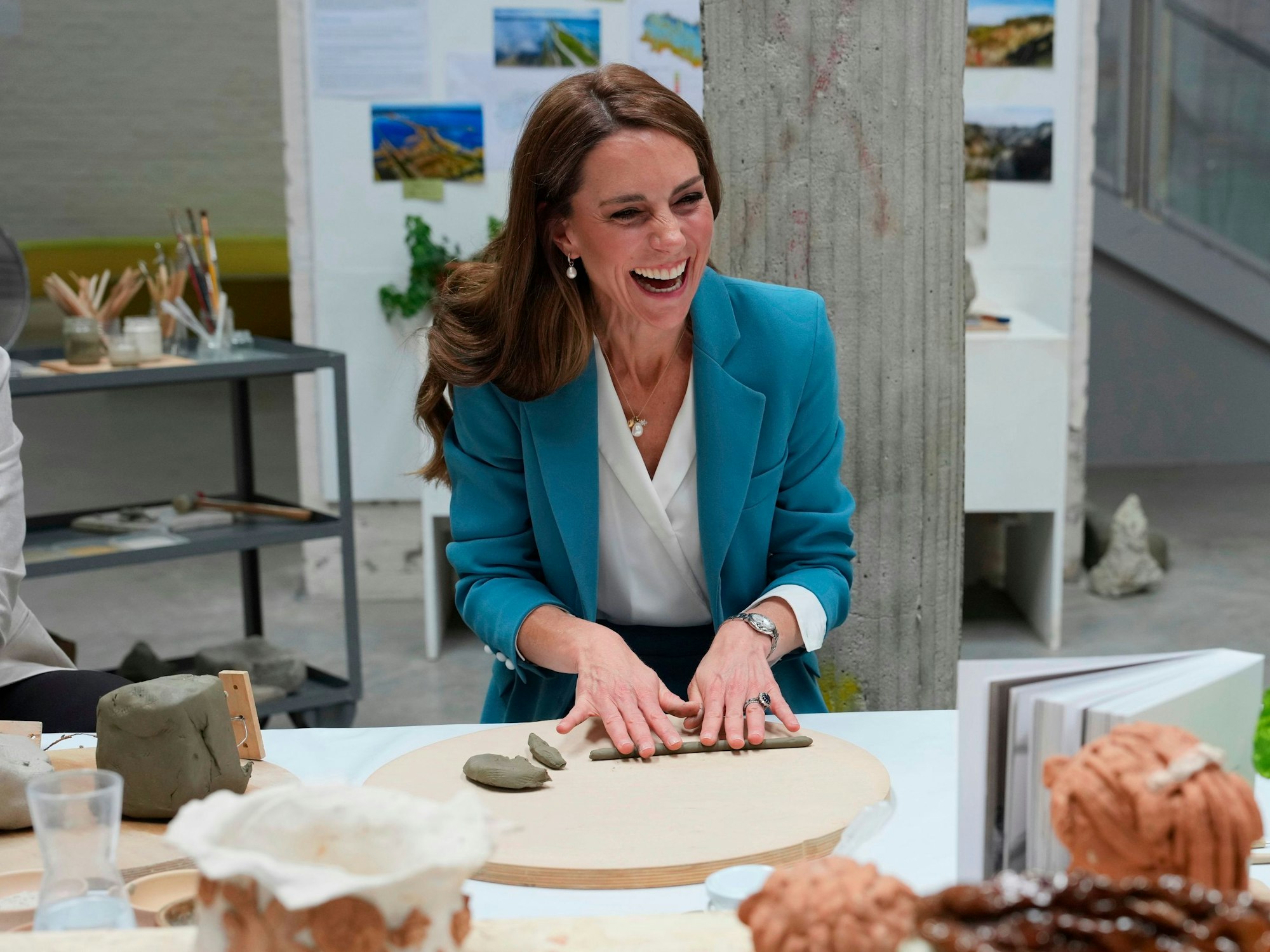 Prinzessin Kate nimmt im Rahmen eines zweitägigen Besuchs in Reggio Emilia an einem Workshop im Loris Malaguzzi International Centre teil.