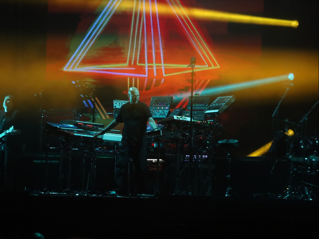 Das Musikprojekt Schiller beim Konzert in der Lanxess-Arena.