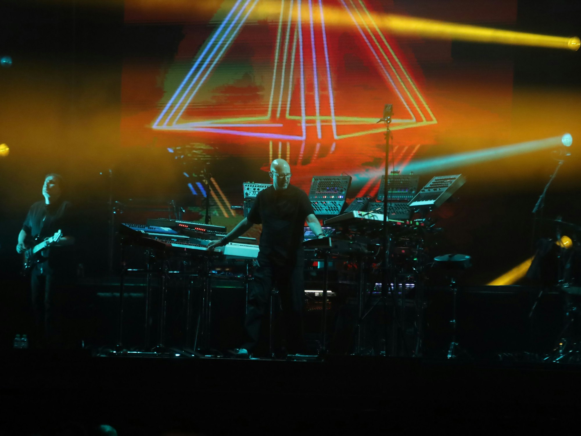 Das Musikprojekt Schiller beim Konzert in der Lanxess-Arena.