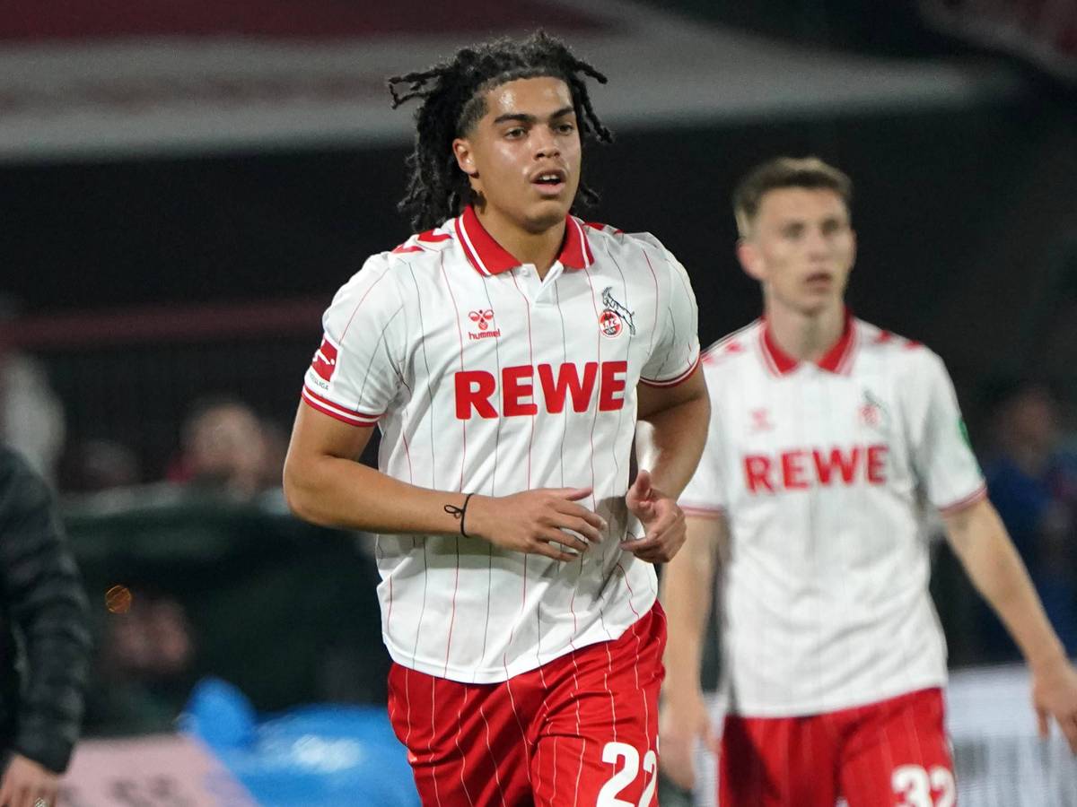 Jahmai Simpson beim Spiel gegen den BVB.
