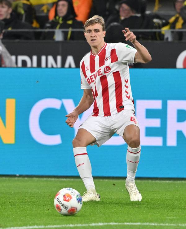 Timo Hübers beim Spiel in Dortmund.