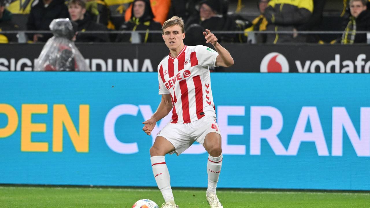 Timo Hübers beim Spiel in Dortmund.