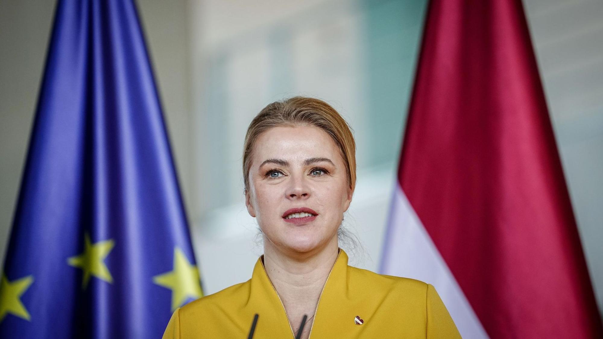 Lettlands Ministerpräsidentin Evika Silina