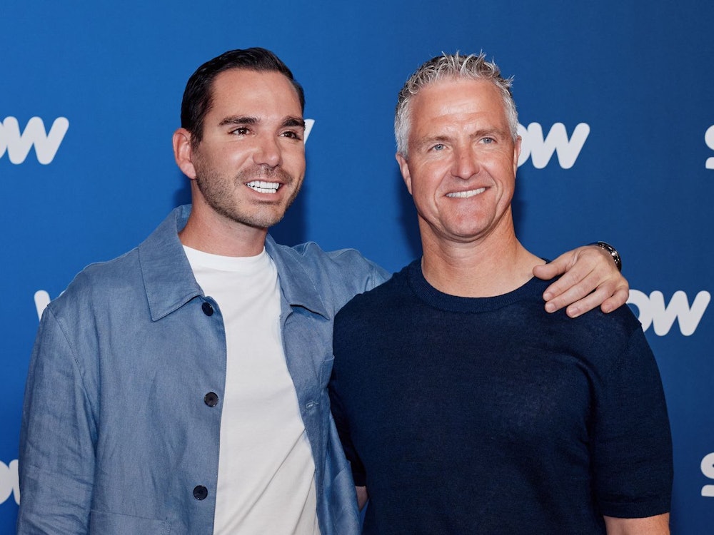 Ralf Schumacher (rechts) und Étienne Bousquet-Cassagne lassen ihre Hochzeit in Saint-Tropez von einem Kamerateam begleiten. (Bild: 2026 Getty Images/Bojan Ritan)