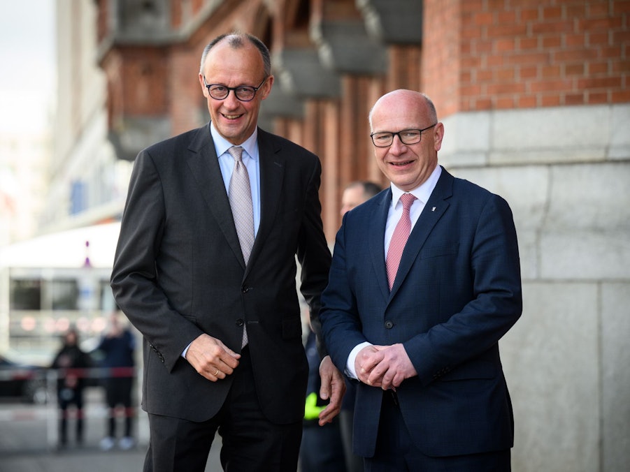 Friedrich Merz und Kai Wegner