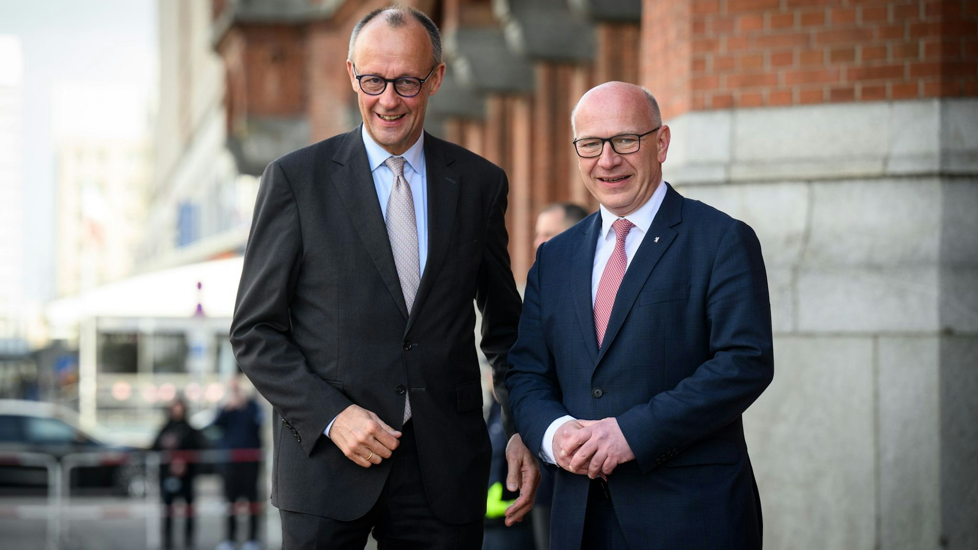 Friedrich Merz und Kai Wegner